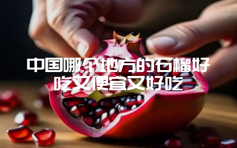 中国哪个地方的石榴好吃又便宜又好吃插图 中国哪个地方的石榴好吃又便宜又好吃插图