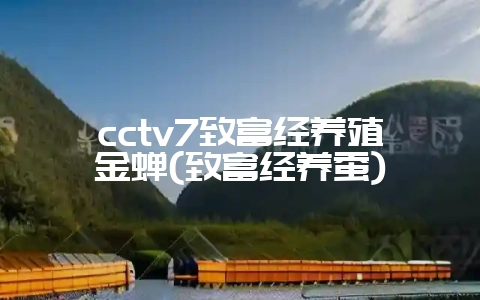 cctv7致富经养殖金蝉(致富经养蚕)-会东网