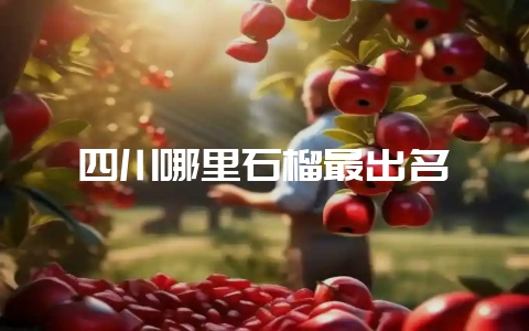 四川哪里石榴最出名插图 四川哪里石榴最出名插图
