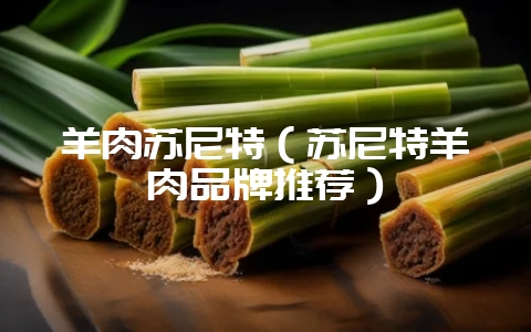 羊肉苏尼特(苏尼特羊肉品牌推荐)插图 羊肉苏尼特(苏尼特羊肉品牌推荐)插图
