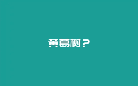 黄葛树？-会东网