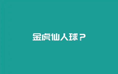金虎仙人球？-会东网
