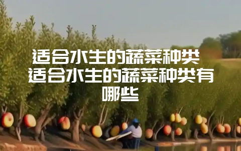 适合水生的蔬菜种类 适合水生的蔬菜种类有哪些-会东网