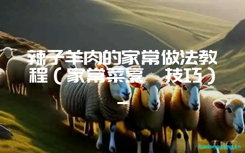 辣子羊肉的家常做法教程(家常菜烹饪技巧)_-会东网