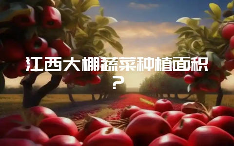 江西大棚蔬菜种植面积?插图 江西大棚蔬菜种植面积?插图