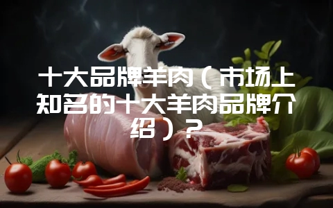 十大品牌羊肉(市场上知名的十大羊肉品牌介绍)?-会东网