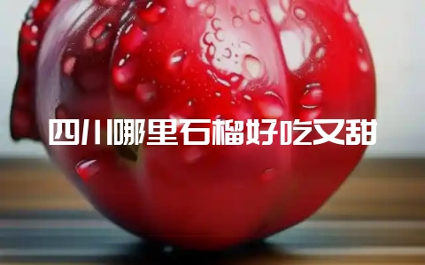 四川哪里石榴好吃又甜-会东网
