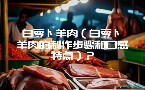 白萝卜羊肉(白萝卜炖羊肉的制作步骤和口感特点)?插图 白萝卜羊肉(白萝卜炖羊肉的制作步骤和口感特点)?插图