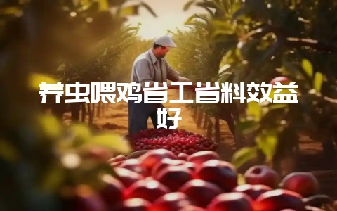 养虫喂鸡省工省料效益好-会东网