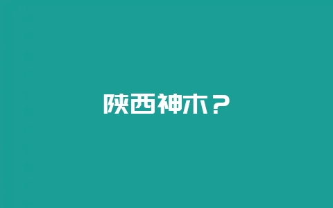 陕西神木?-会东网