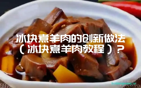 冰块煮羊肉的创新做法（冰块煮羊肉教程）？-会东网