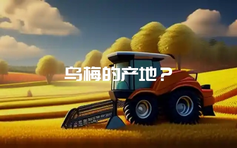 乌梅的产地？-会东网