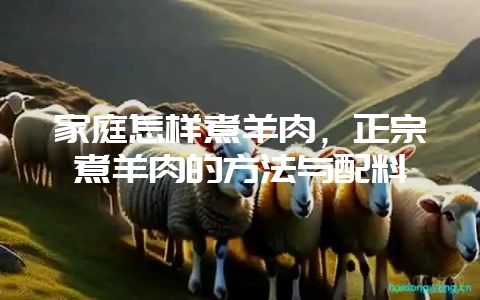 家庭怎样煮羊肉，正宗煮羊肉的方法与配料-会东网
