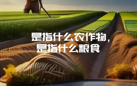 菽是指什么农作物，菽是指什么粮食-会东网