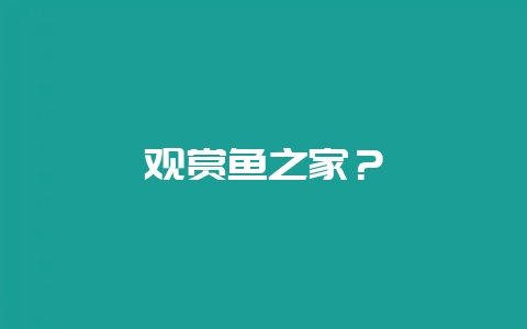 观赏鱼之家?-会东网