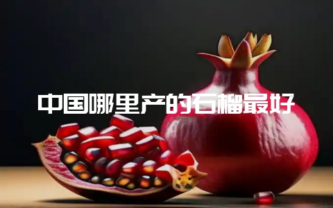 中国哪里产的石榴最好插图 中国哪里产的石榴最好插图
