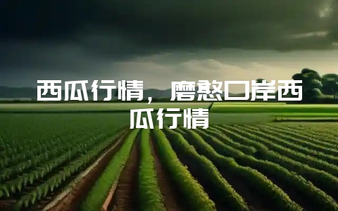 西瓜行情，磨憨口岸西瓜行情-会东网