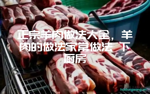 正宗羊肉做法大全,羊肉的做法家常做法 下厨房-会东网