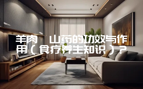 羊肉炖山药的功效与作用(食疗养生知识)?插图 羊肉炖山药的功效与作用(食疗养生知识)?插图