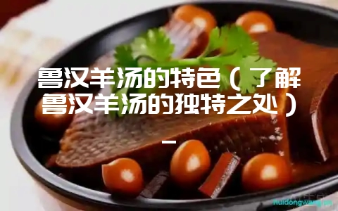 鲁汉羊汤的特色（了解鲁汉羊汤的独特之处）_-会东网