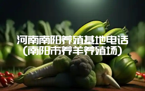 河南南阳养殖基地电话(南阳市养羊养殖场)-会东网