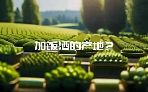 加饭酒的产地？-会东网