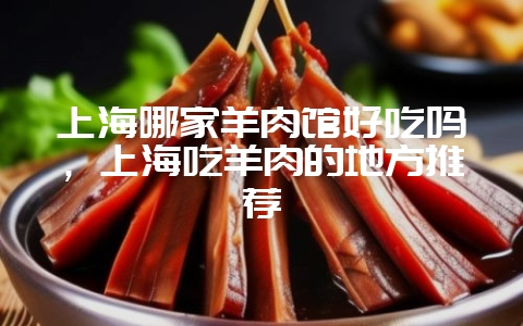 上海哪家羊肉馆好吃吗,上海吃羊肉的地方推荐-会东网