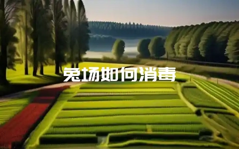 兔场如何消毒-会东网