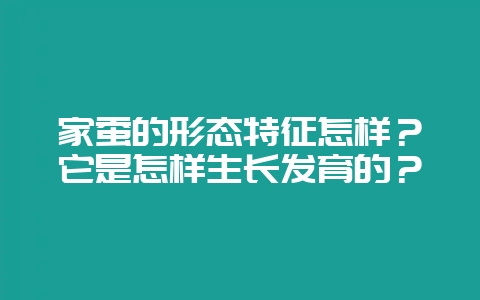 家蚕的形态特征怎样?它是怎样生长发育的?-会东网