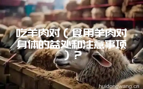 吃羊肉对(食用羊肉对身体的益处和注意事项)?-会东网