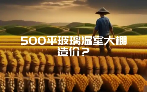500平玻璃温室大棚造价?-会东网