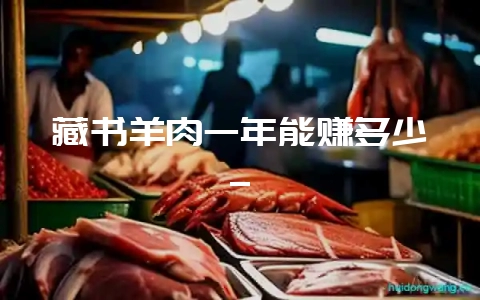 藏书羊肉一年能赚多少_插图 藏书羊肉一年能赚多少_插图