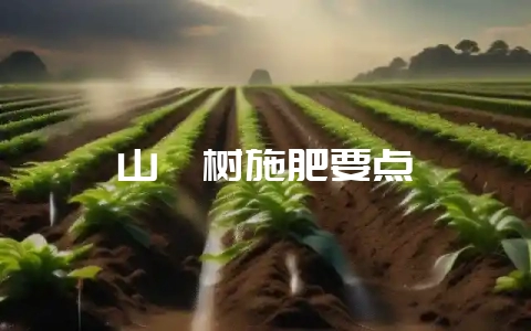 山楂树施肥要点-会东网
