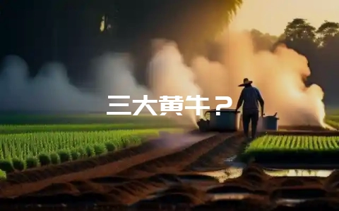 三大黄牛？-会东网