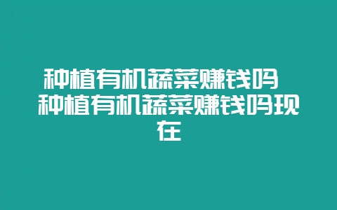 种植有机蔬菜赚钱吗 种植有机蔬菜赚钱吗现在-会东网
