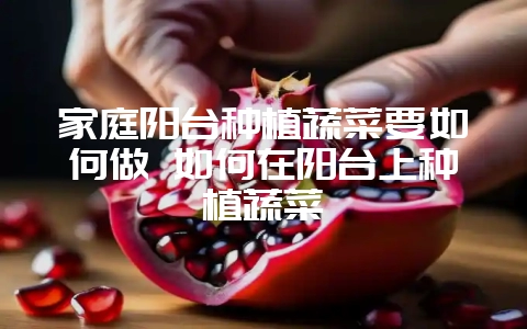 家庭阳台种植蔬菜要如何做 如何在阳台上种植蔬菜-会东网