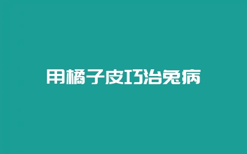 用橘子皮巧治兔病-会东网
