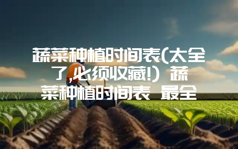 蔬菜种植时间表(太全了,必须收藏!) 蔬菜种植时间表 最全-会东网