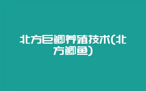 北方巨鲫养殖技术(北方鲫鱼)-会东网