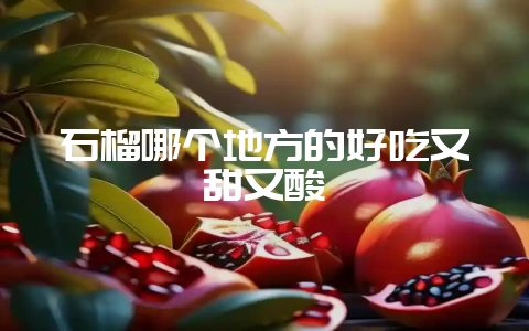 石榴哪个地方的好吃又甜又酸插图 石榴哪个地方的好吃又甜又酸插图