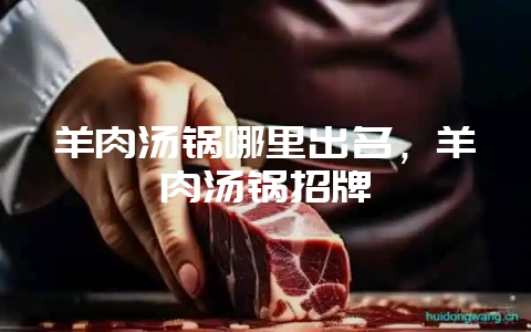 羊肉汤锅哪里出名,羊肉汤锅招牌插图 羊肉汤锅哪里出名,羊肉汤锅招牌插图