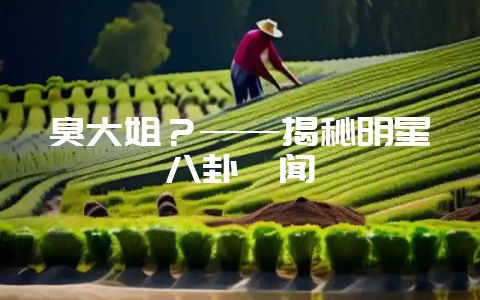 臭大姐？——揭秘明星八卦绯闻-会东网
