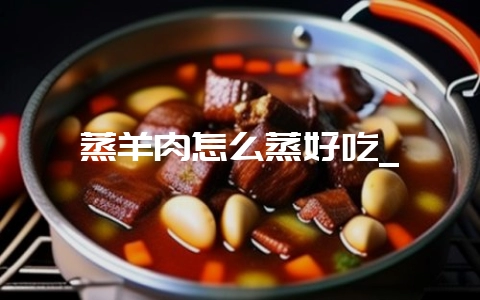 蒸羊肉怎么蒸好吃_-会东网