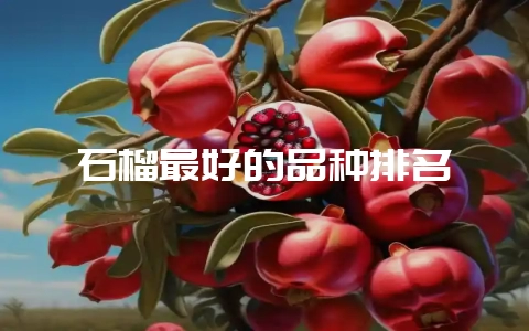 石榴最好的品种排名-会东网