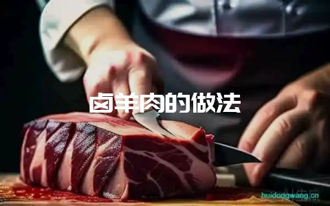 卤羊肉的做法-会东网