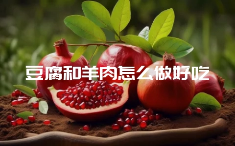 豆腐和羊肉怎么做好吃-会东网