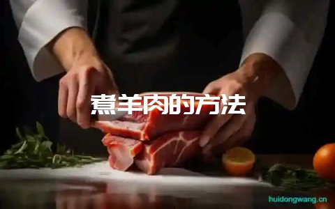 煮羊肉的方法-会东网