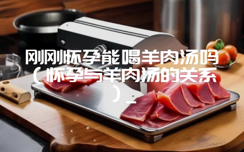 刚刚怀孕能喝羊肉汤吗（怀孕与羊肉汤的关系）_-会东网