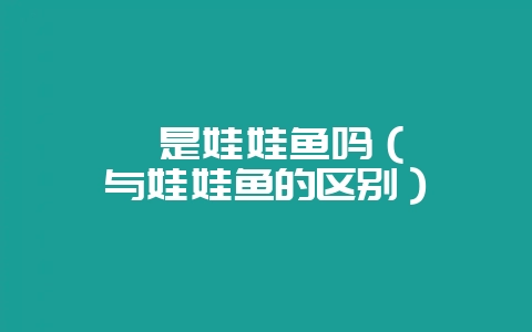 蝾螈是娃娃鱼吗(蝾螈与娃娃鱼的区别)-会东网