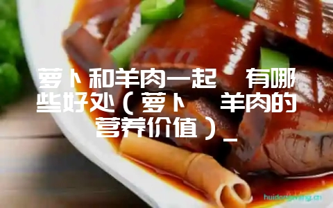 萝卜和羊肉一起炖有哪些好处(萝卜炖羊肉的营养价值)_-会东网
